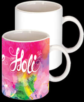 Holi Festival Colorful Mugs