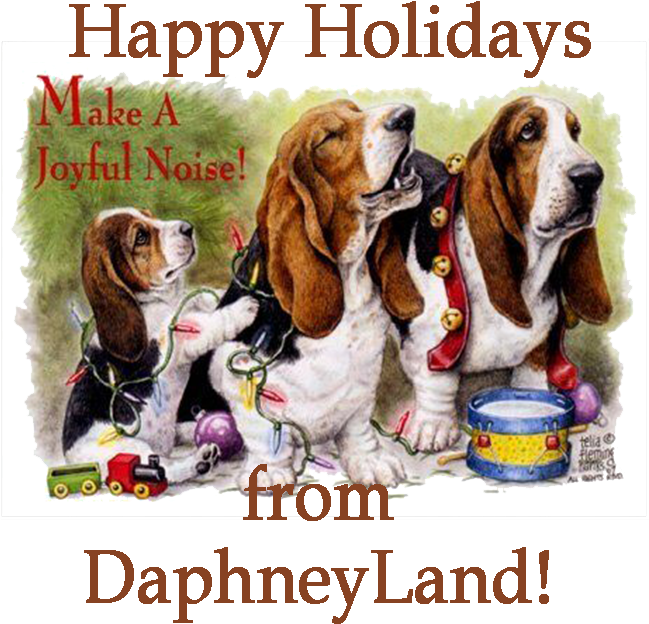 Holiday Basset Hound Celebration