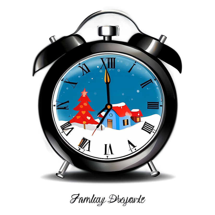 Holiday Clock Clipart Png Pys