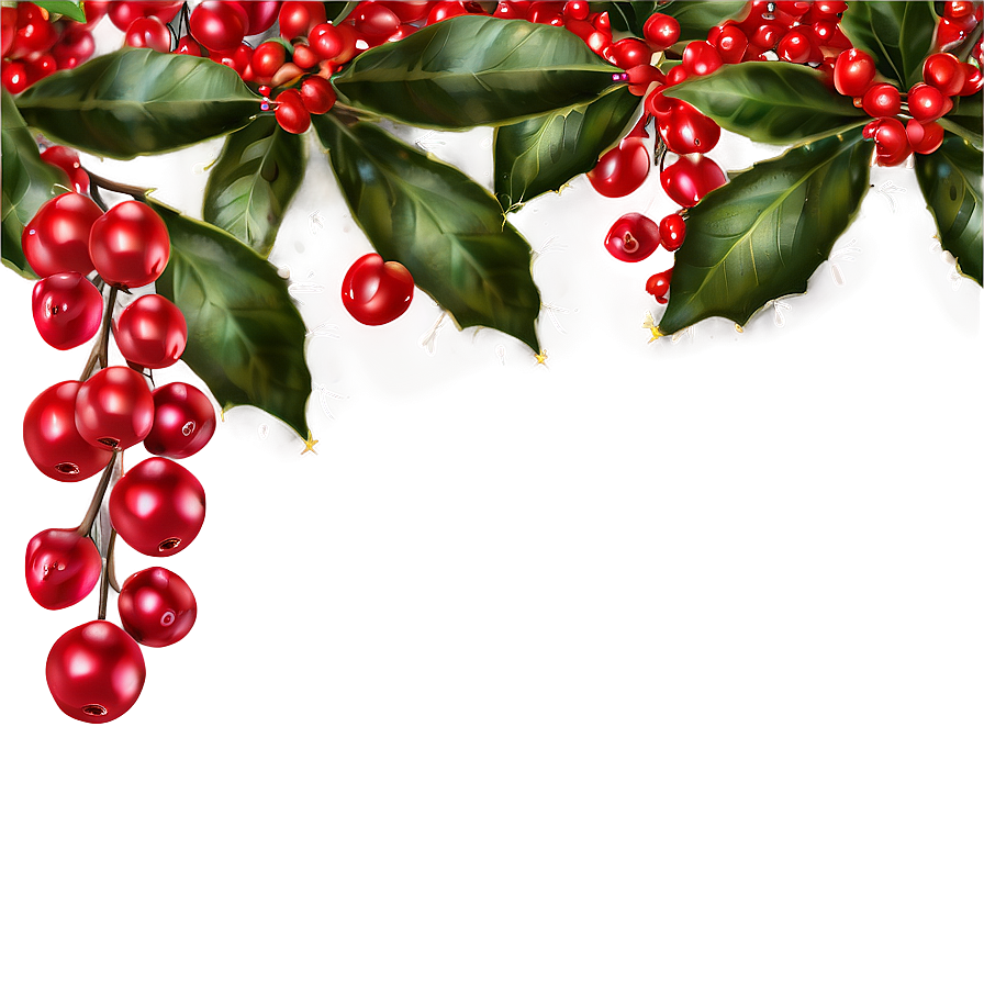 Holiday Holly Berries Png 05032024