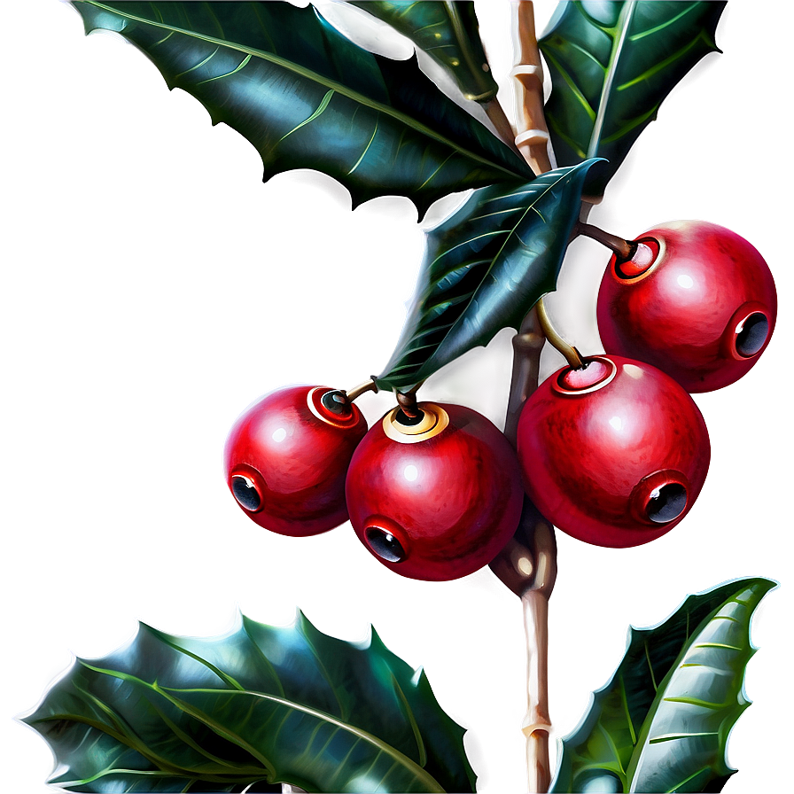 Holiday Holly Berries Png 05032024