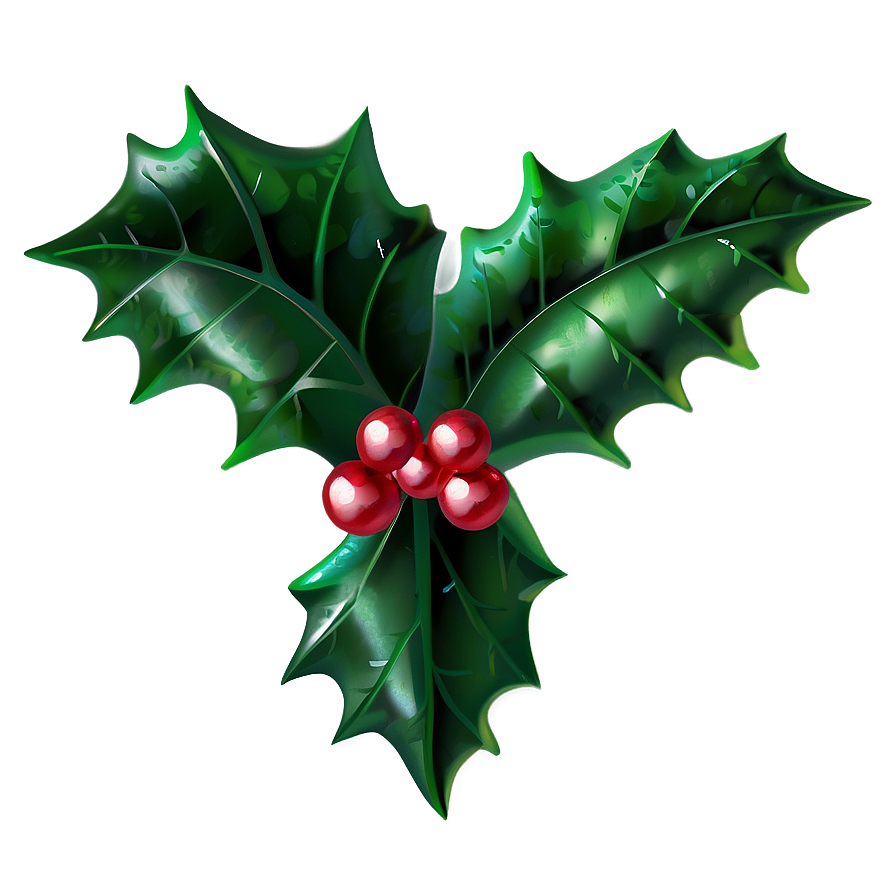 Holiday Holly Png 05252024