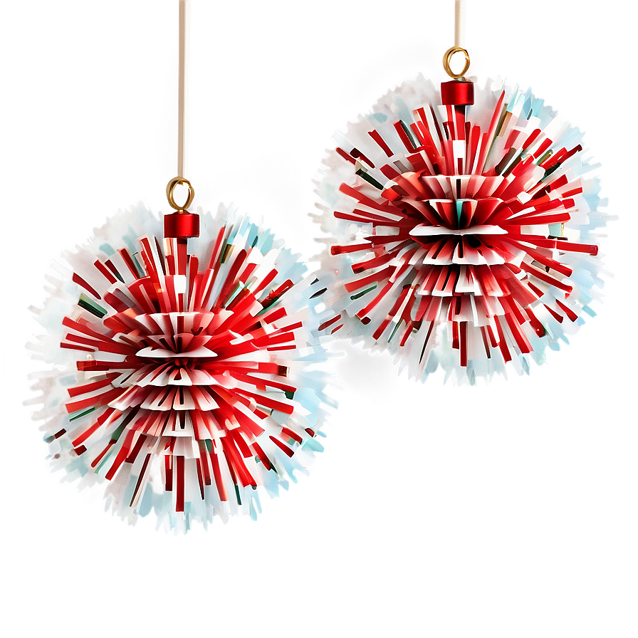 Holiday Pom Poms Png 69