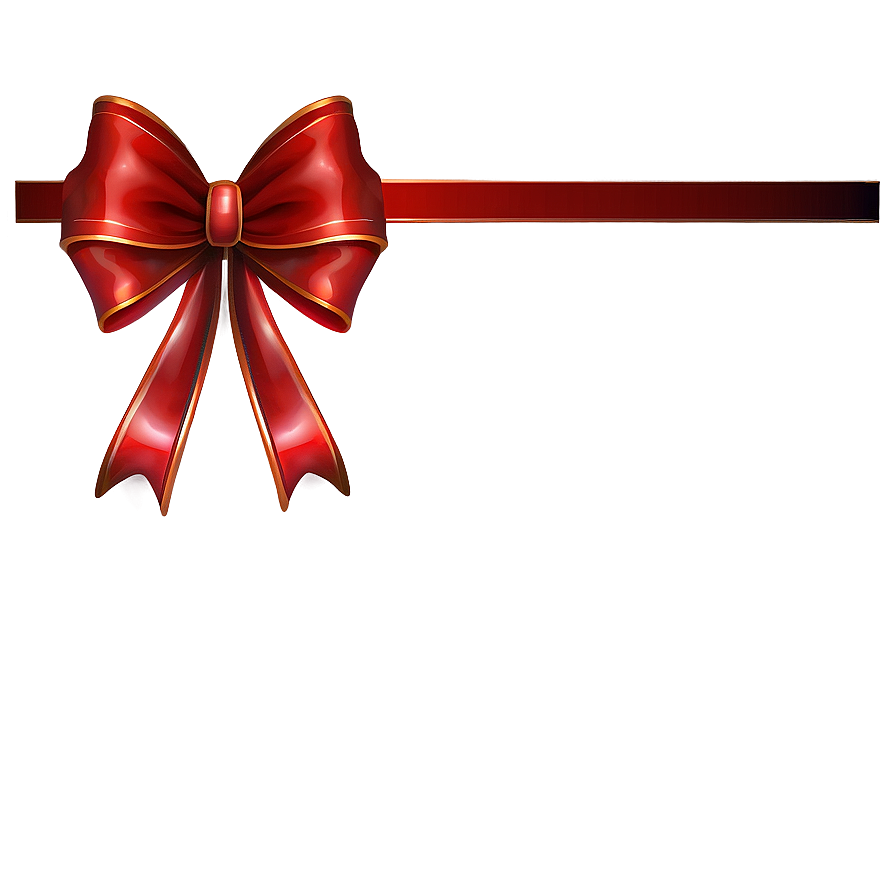 Holiday Red Bow Png 05252024