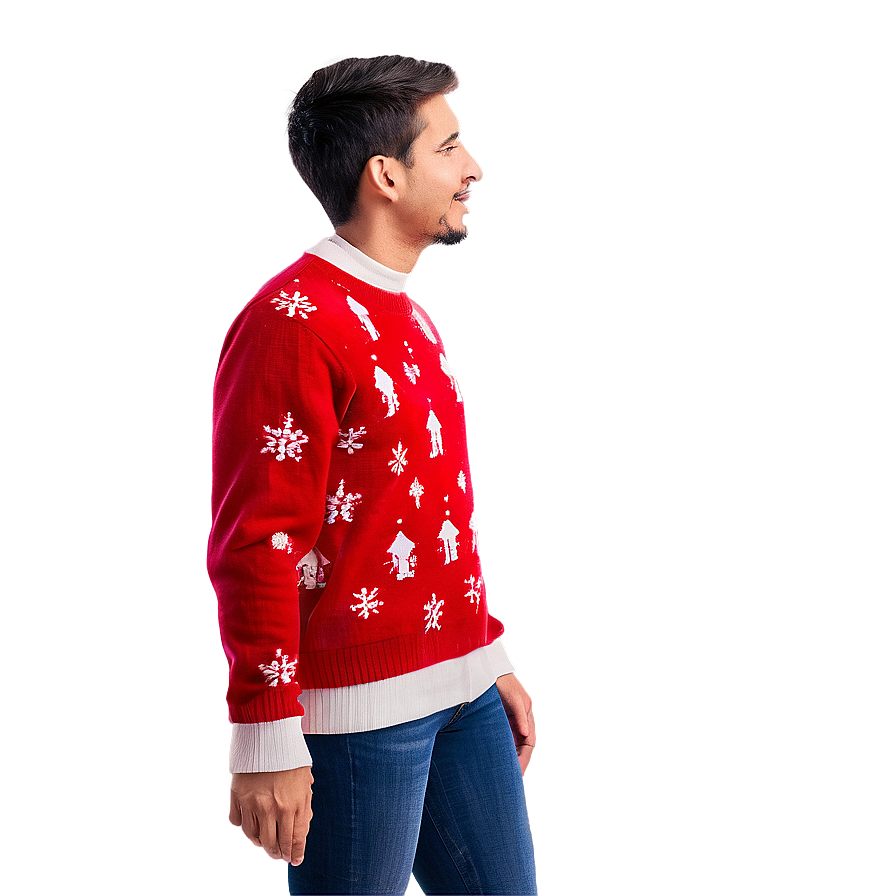 Holiday Red Sweater Png Aho