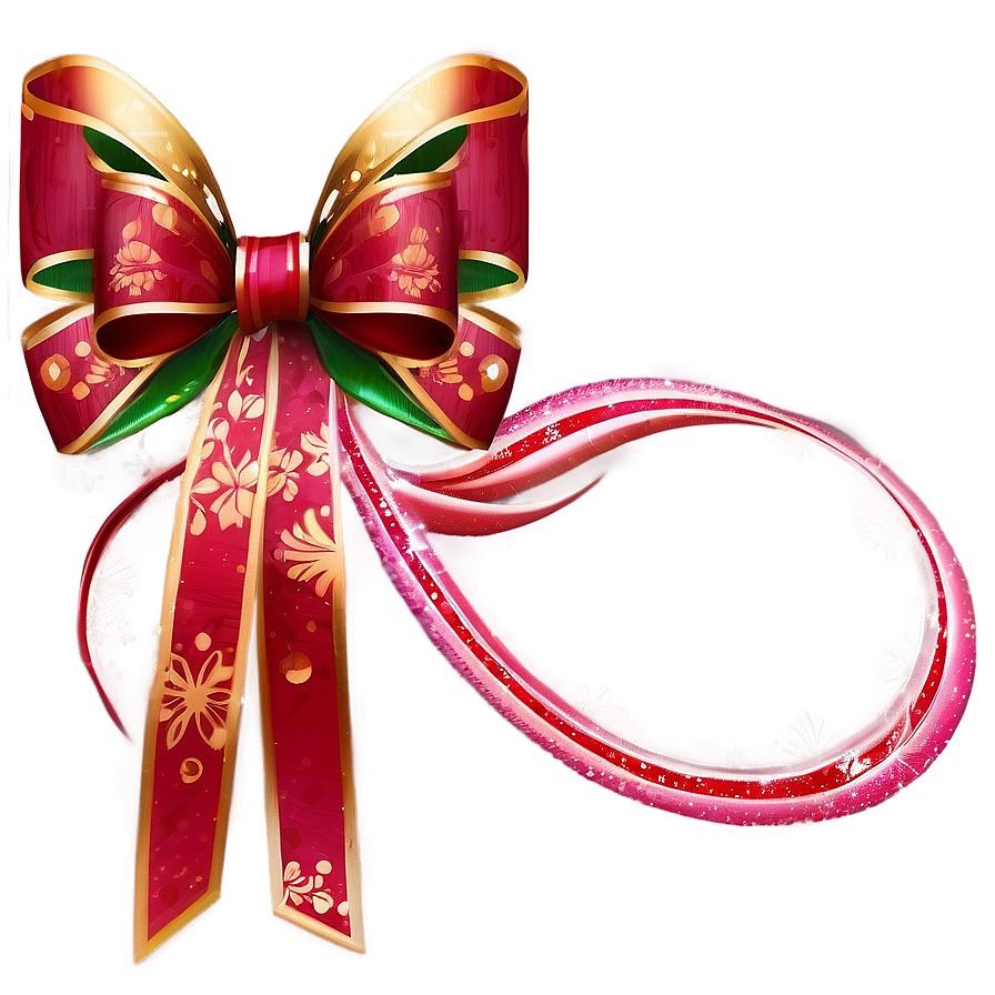 Holiday Ribbon Bows Png 85