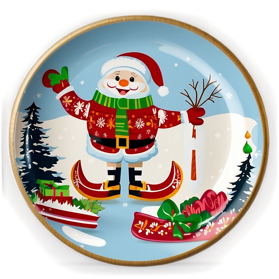 Holiday Theme Plates Png 06212024