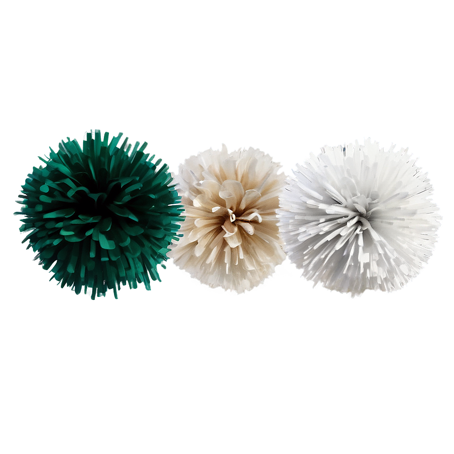 Holiday Themed Cheer Pom Poms Png 94