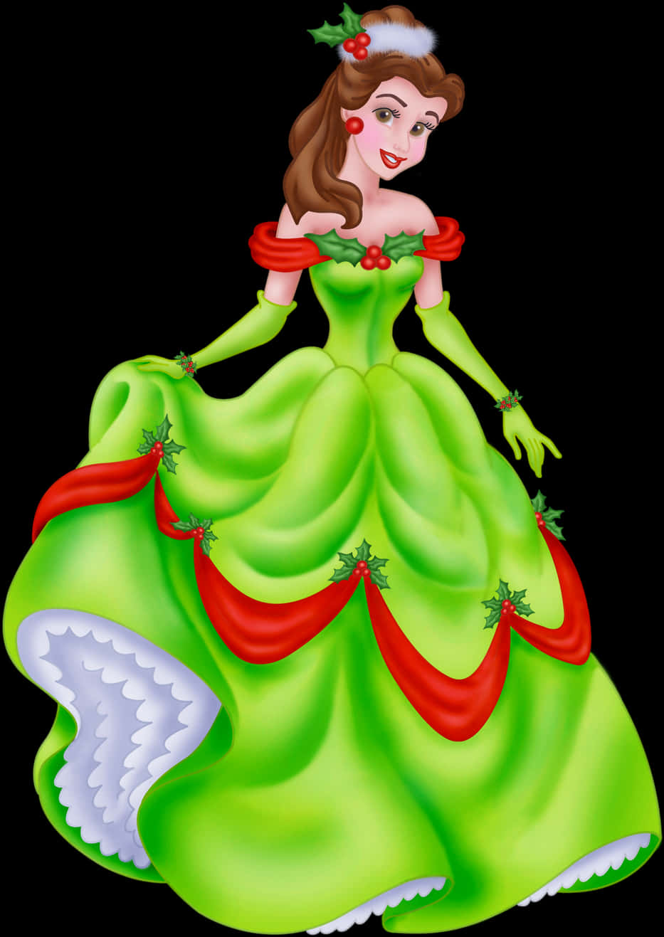 Holiday Themed Disney Princess