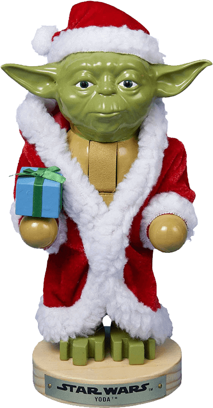 Holiday Yoda Figurine