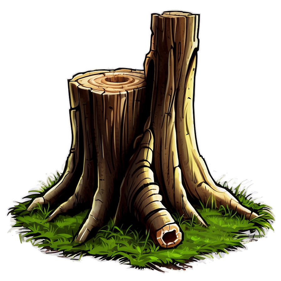 Hollow Tree Stump Png 06132024