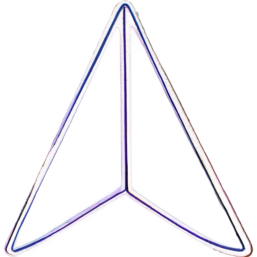 Hollow Triangle Outline Png 27