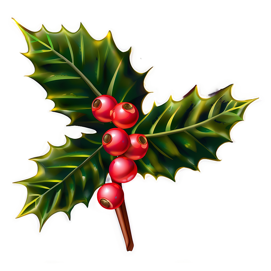 Holly And Berries Png Fwl67