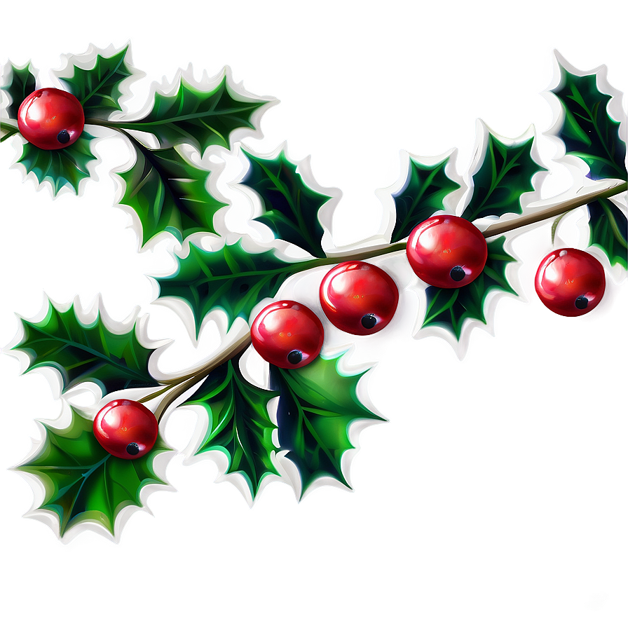 Holly Berry Border Png Lce33