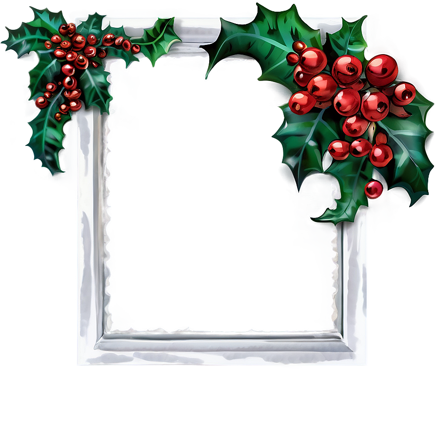 Holly Frame Png Gcm33