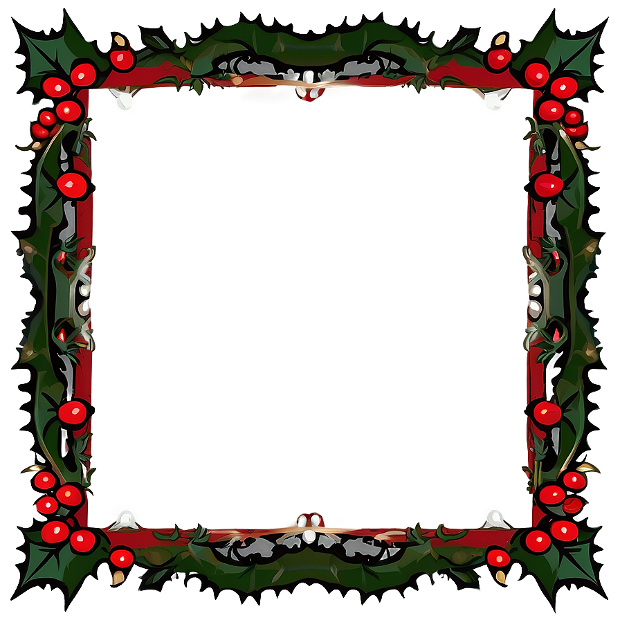 Holly Frame Png Woj53