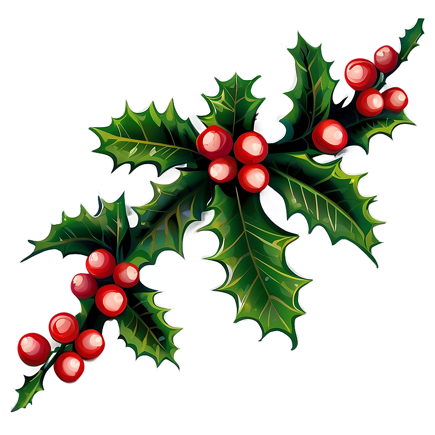 Holly Garland Png 05252024