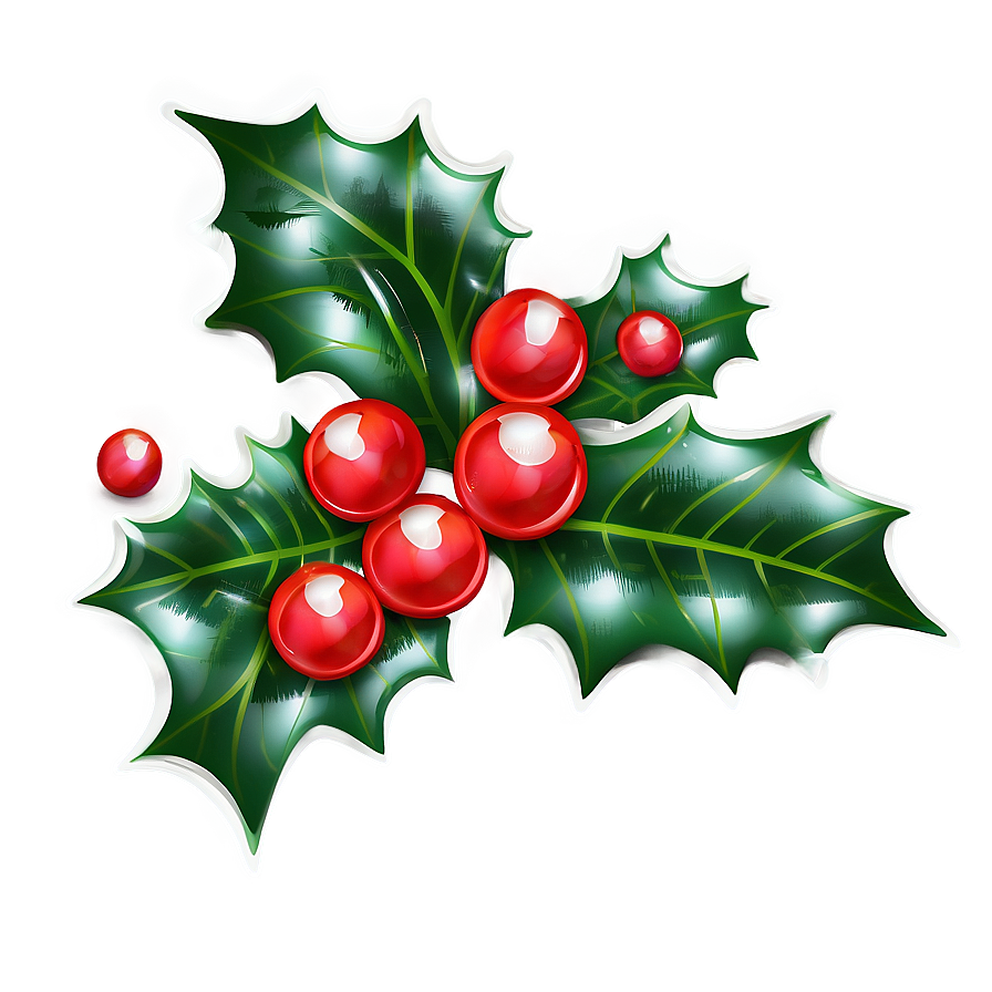 Holly Illustration Png Nik