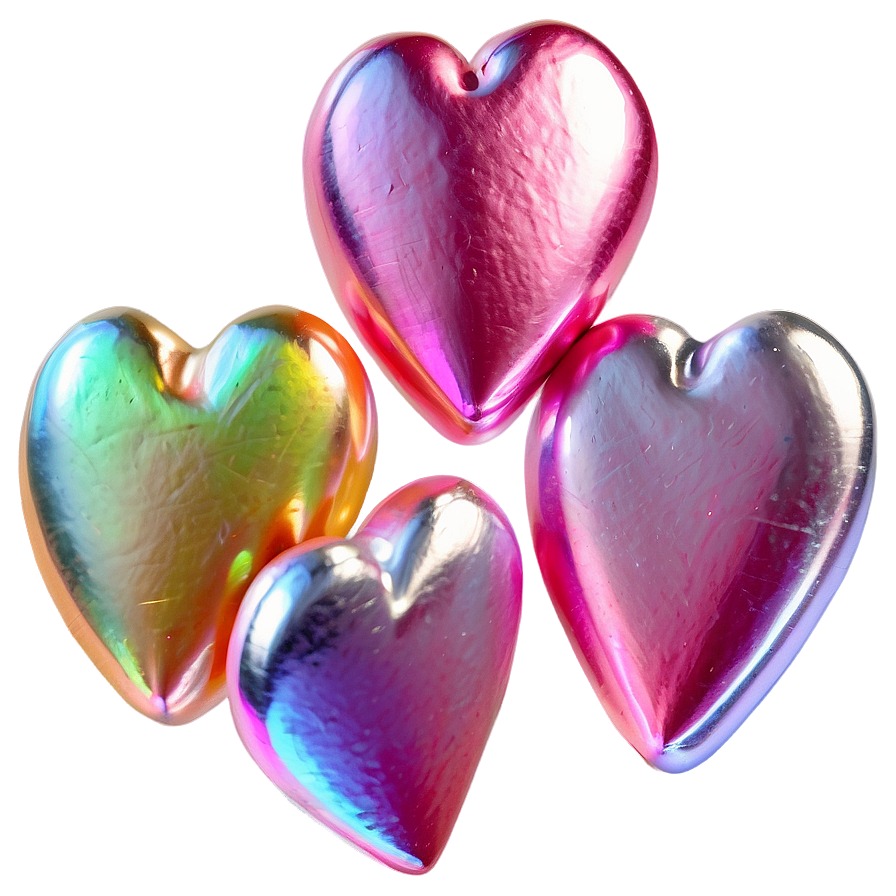 Holographic Candy Hearts Png 82