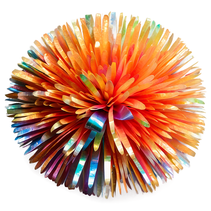 Holographic Cheer Pom Poms Png 3