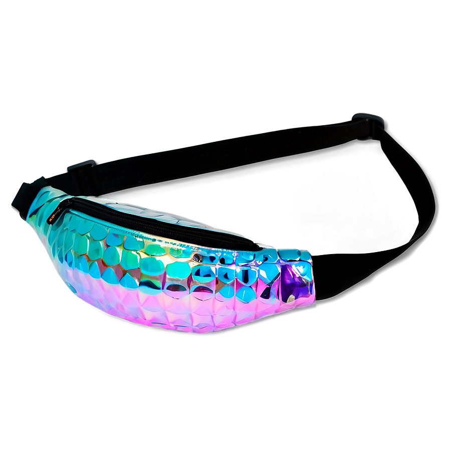 Holographic Fanny Pack Png 3