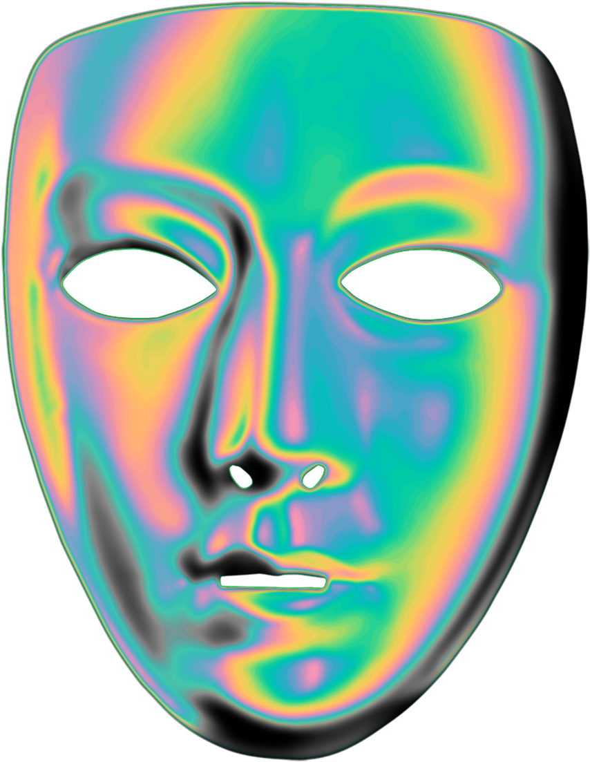 Holographic Mask Art