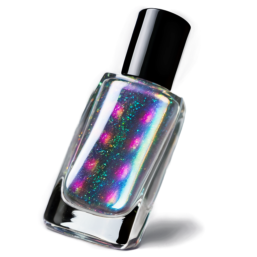 Holographic Nail Polish Bottle Png 06292024