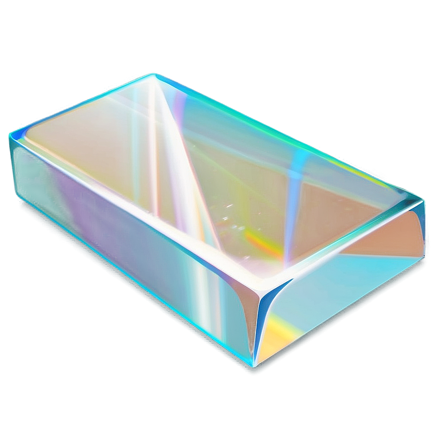 Holographic Rectangular Prism Png 75