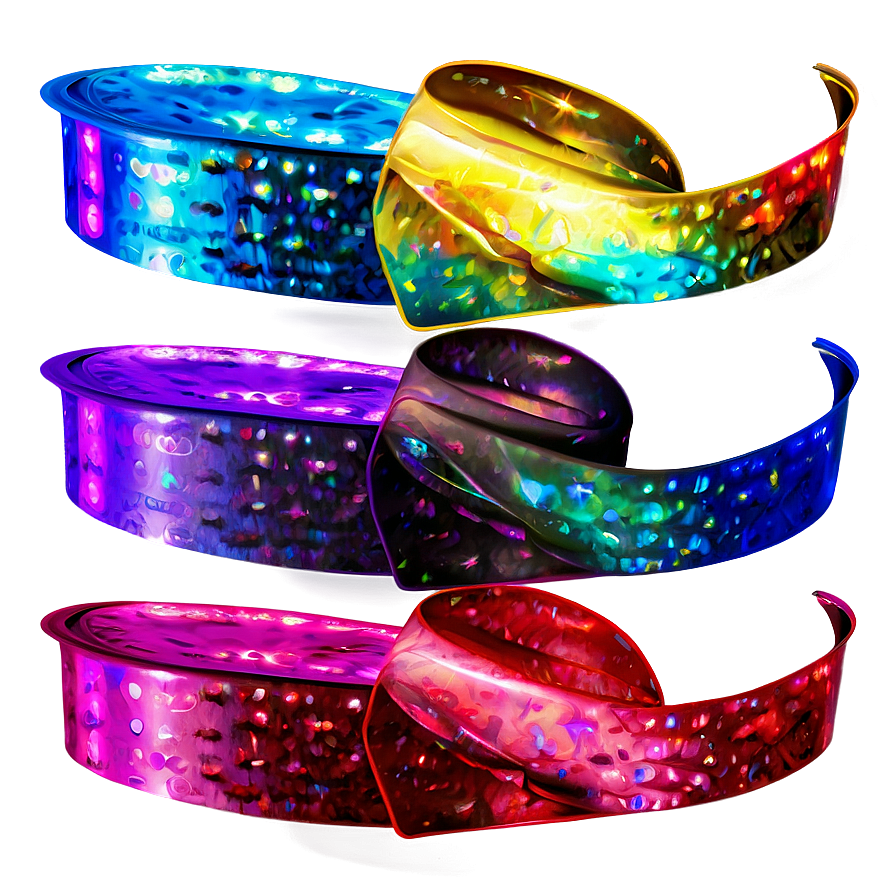 Holographic Ribbon Shine Png Htd99