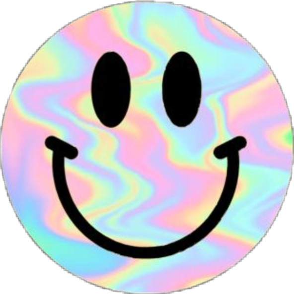 Holographic Smile Emoji