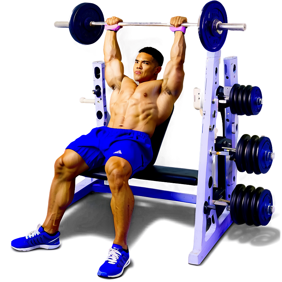 Home Bench Press Setup Png 06132024