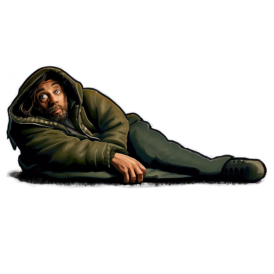 Homeless At Night Png Prh17