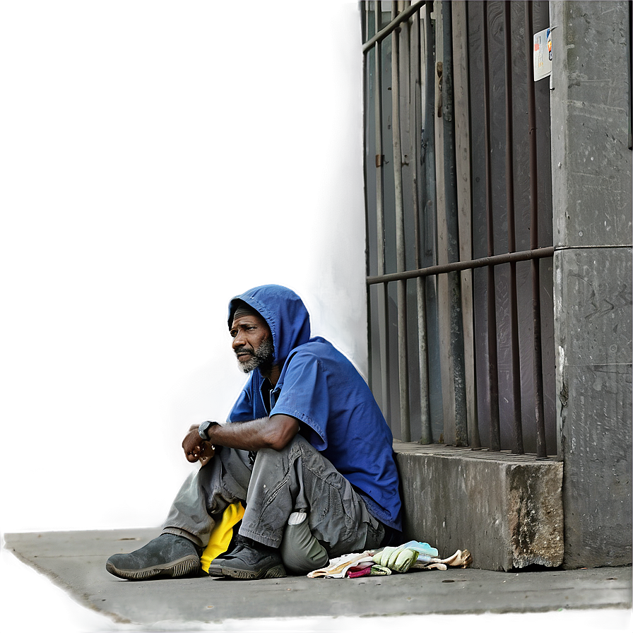 Homeless In The City Png 06132024