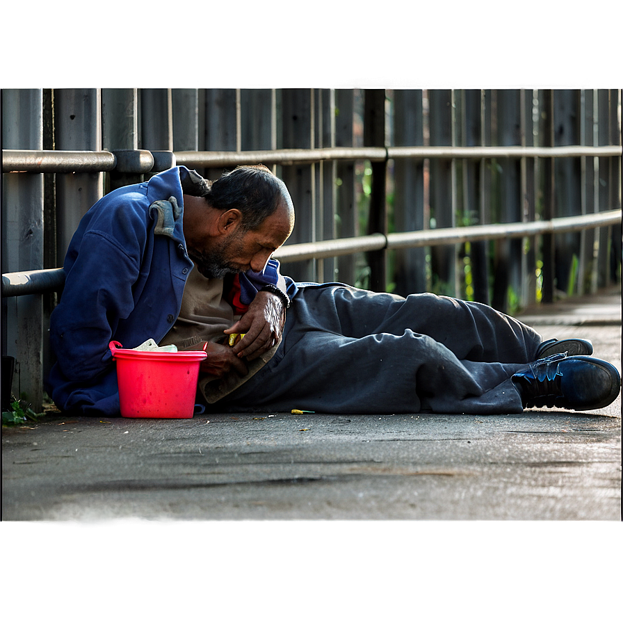 Homeless In Urban Area Png 06132024