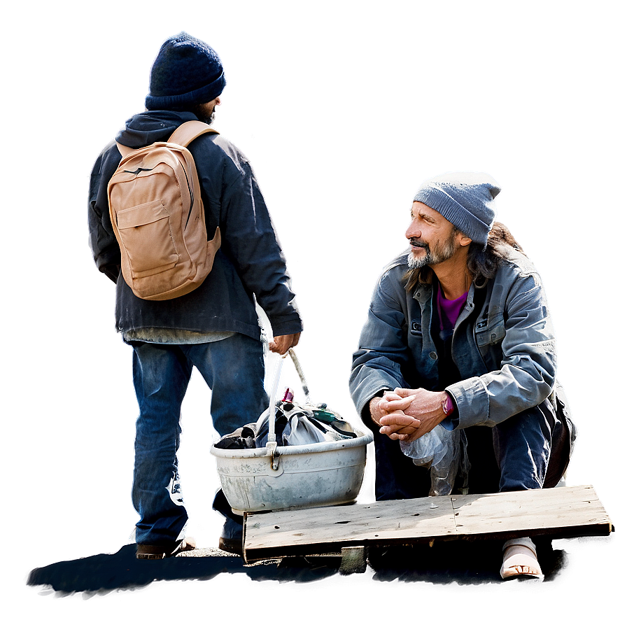 Homeless Man And Woman Png Uyp