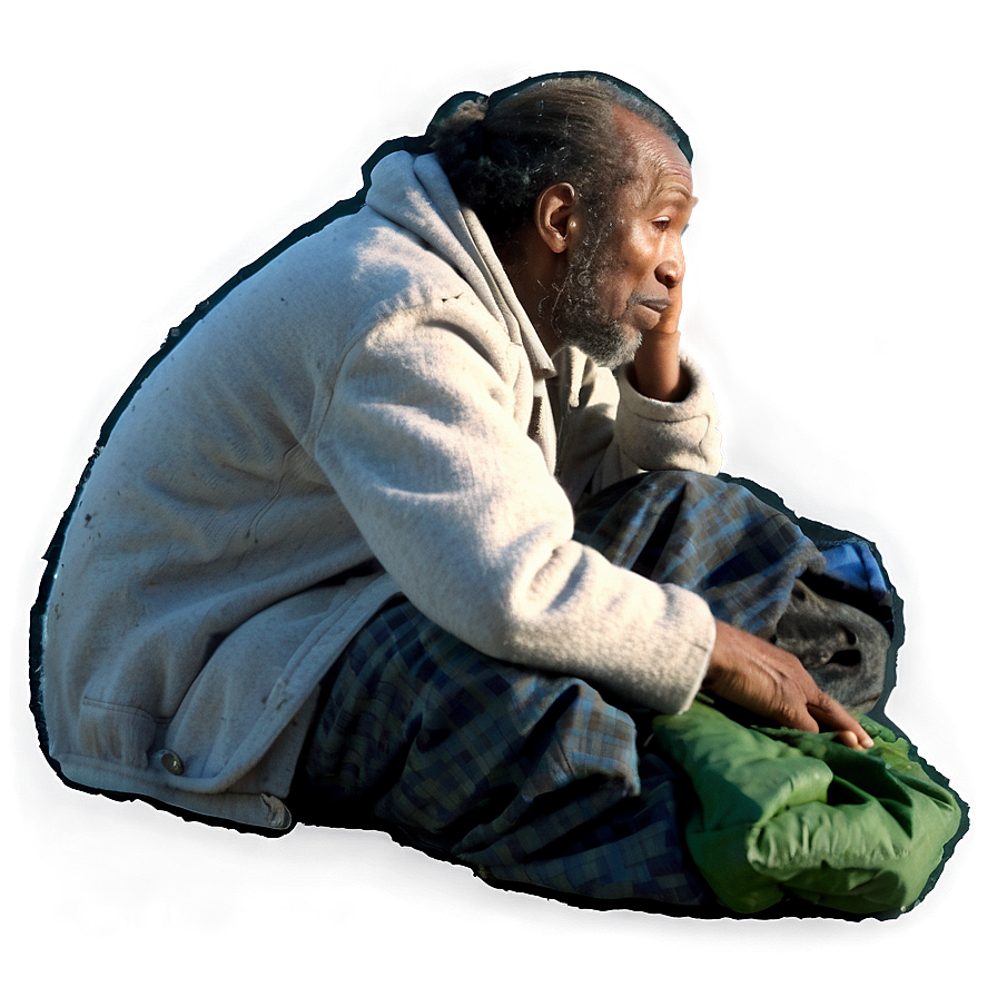 Homeless Man At Night Png Uoy49