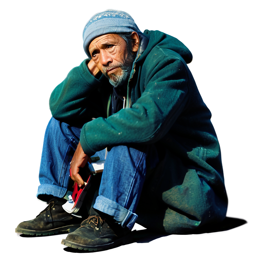 Homeless Man Drawing Png 85