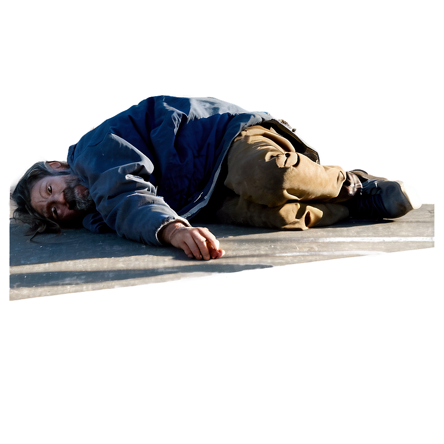 Homeless Man On Street Png 78