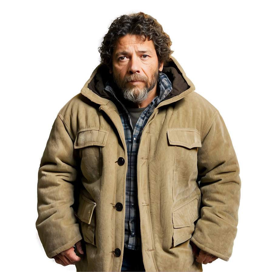 Homeless Man With Coat Png 06132024