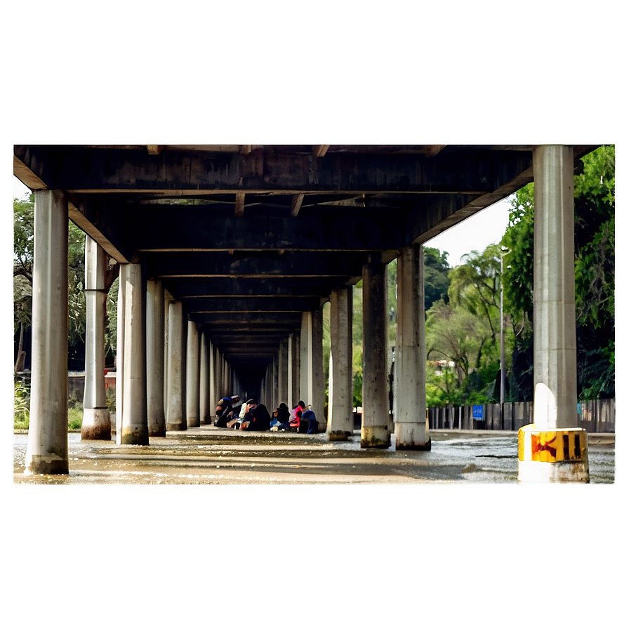 Homeless Under Bridge Png Omd50