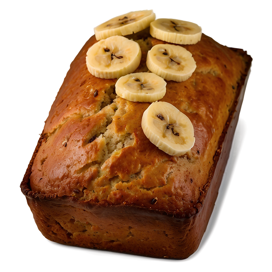 Homemade Banana Bread Png 05232024