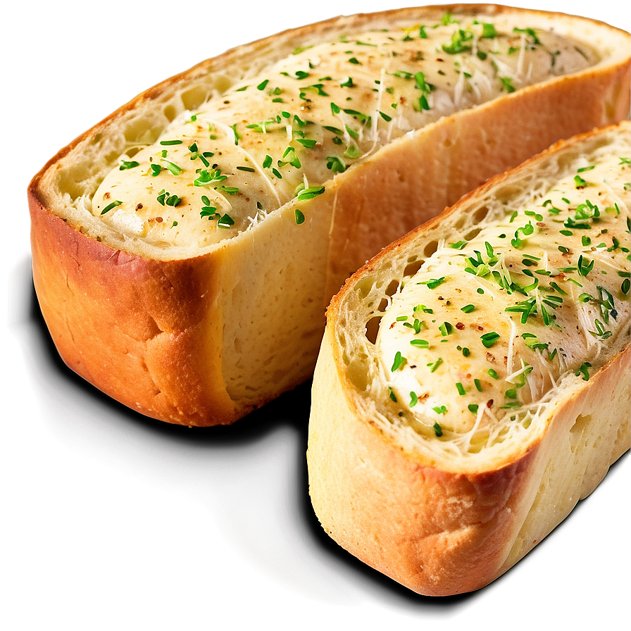 Homemade Garlic Bread Png 06272024