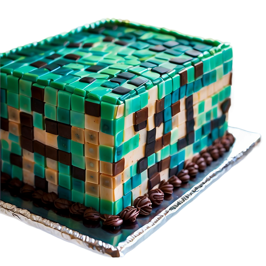 Homemade Minecraft Cake Png Sdy