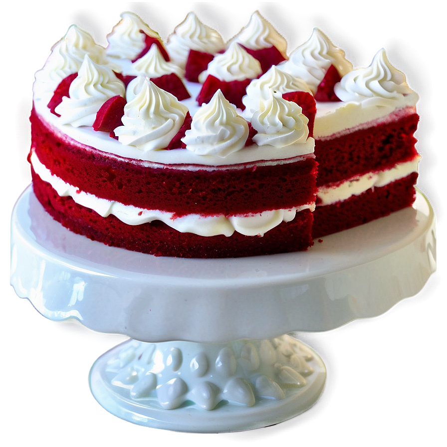 Homemade Red Velvet Cake Png 26