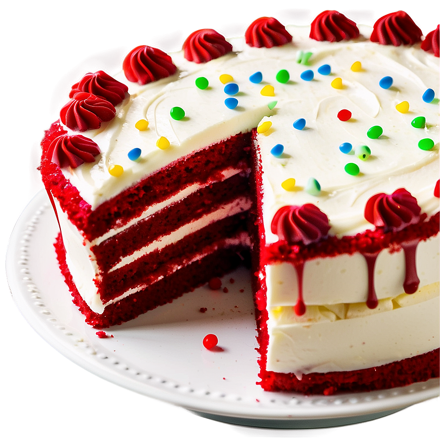 Homemade Red Velvet Cake Png Vlw66