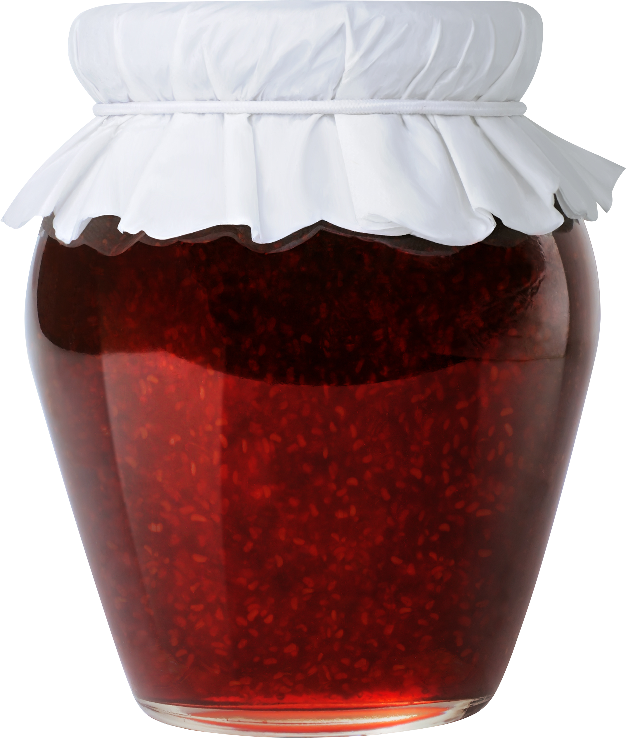 Homemade Strawberry Jam Jar