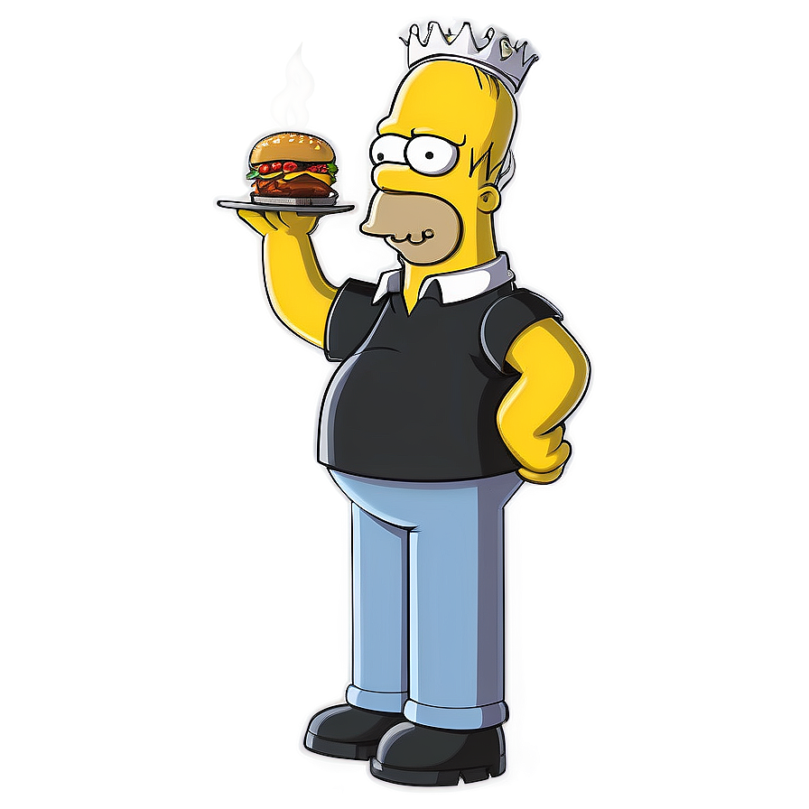 Homer Simpson Barbecue King Png 05212024