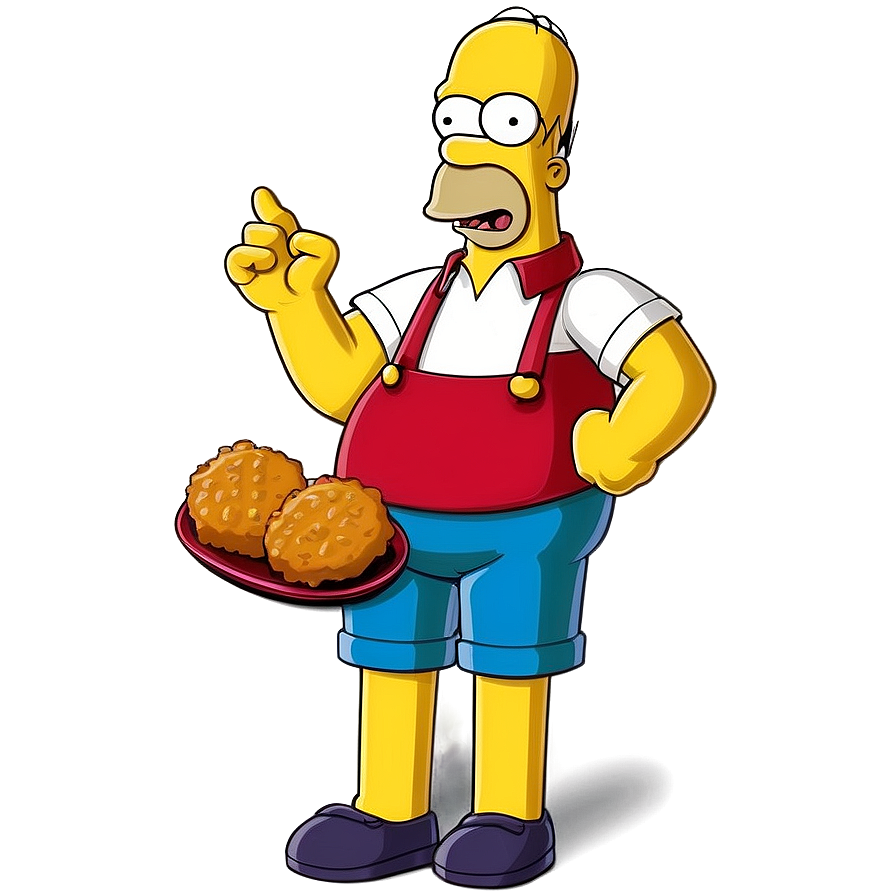 Homer Simpson Barbecue King Png 29