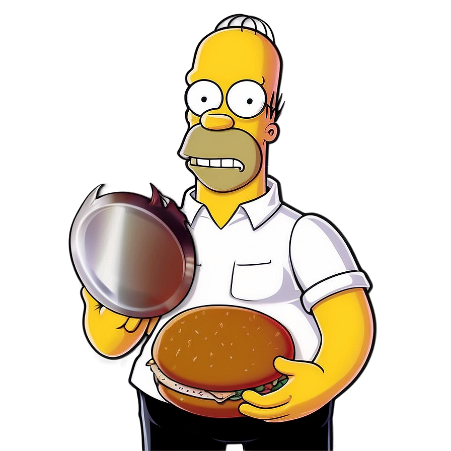 Homer Simpson Barbecue King Png Hme