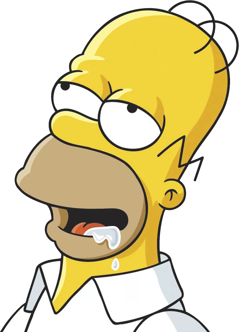 Homer Simpson Drooling